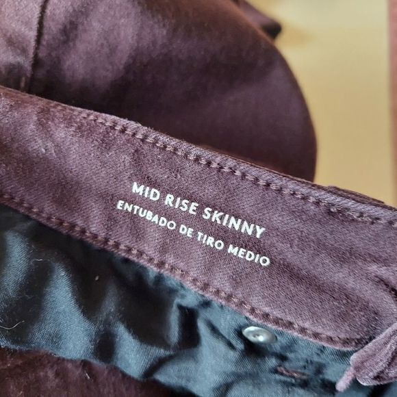 Universal Thread Mis Rise Skinny Jeans Purple Sz 0 / 25 - Picture 4 of 10